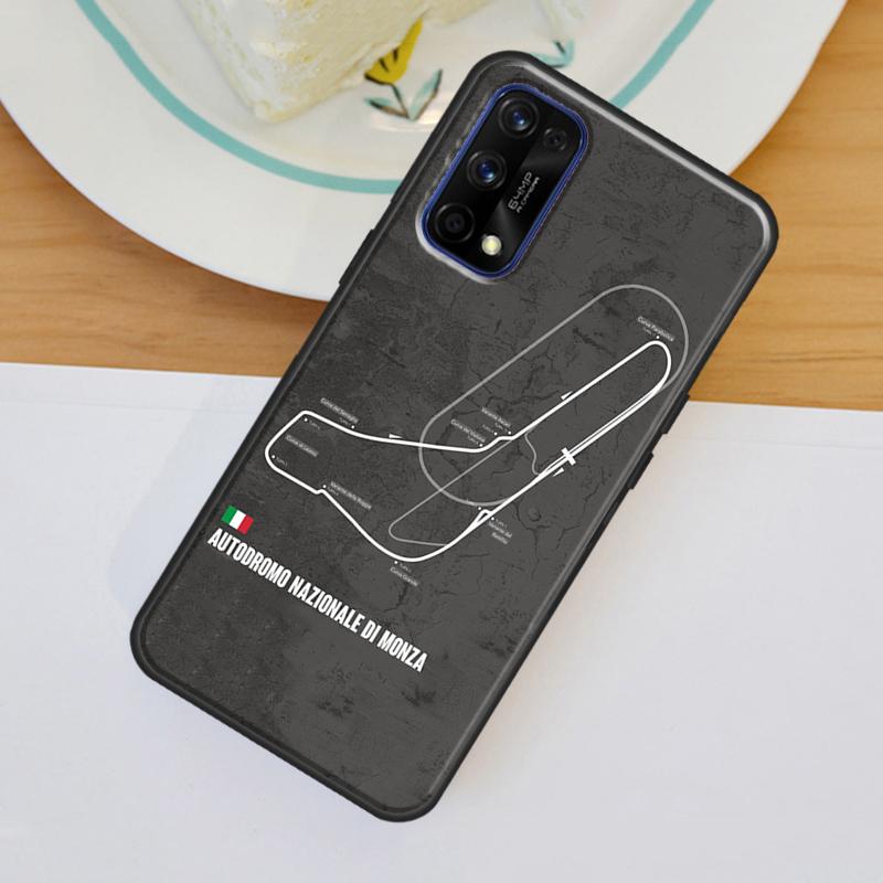 Circuito da Corsa Formula 1 F1 Per OnePlus 11 10 Pro 10T Nord 3 2T CE 2 Lite Realme C55 C35 C33 C31 C30 C21Y GT Neo 5 Custodia