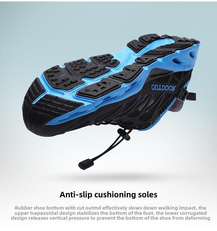 Letní outdoorová rychleschnoucí prodyšná turistická a rybářská obuv pro muže a ženy 2024