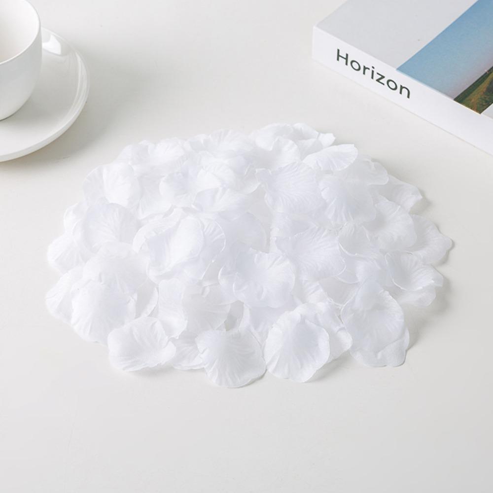 Simulation Rose Petal Wedding Room Arrangement Non-woven Petal T-table Sprinkling Flowers KTV Stage Marriage Proposal Props