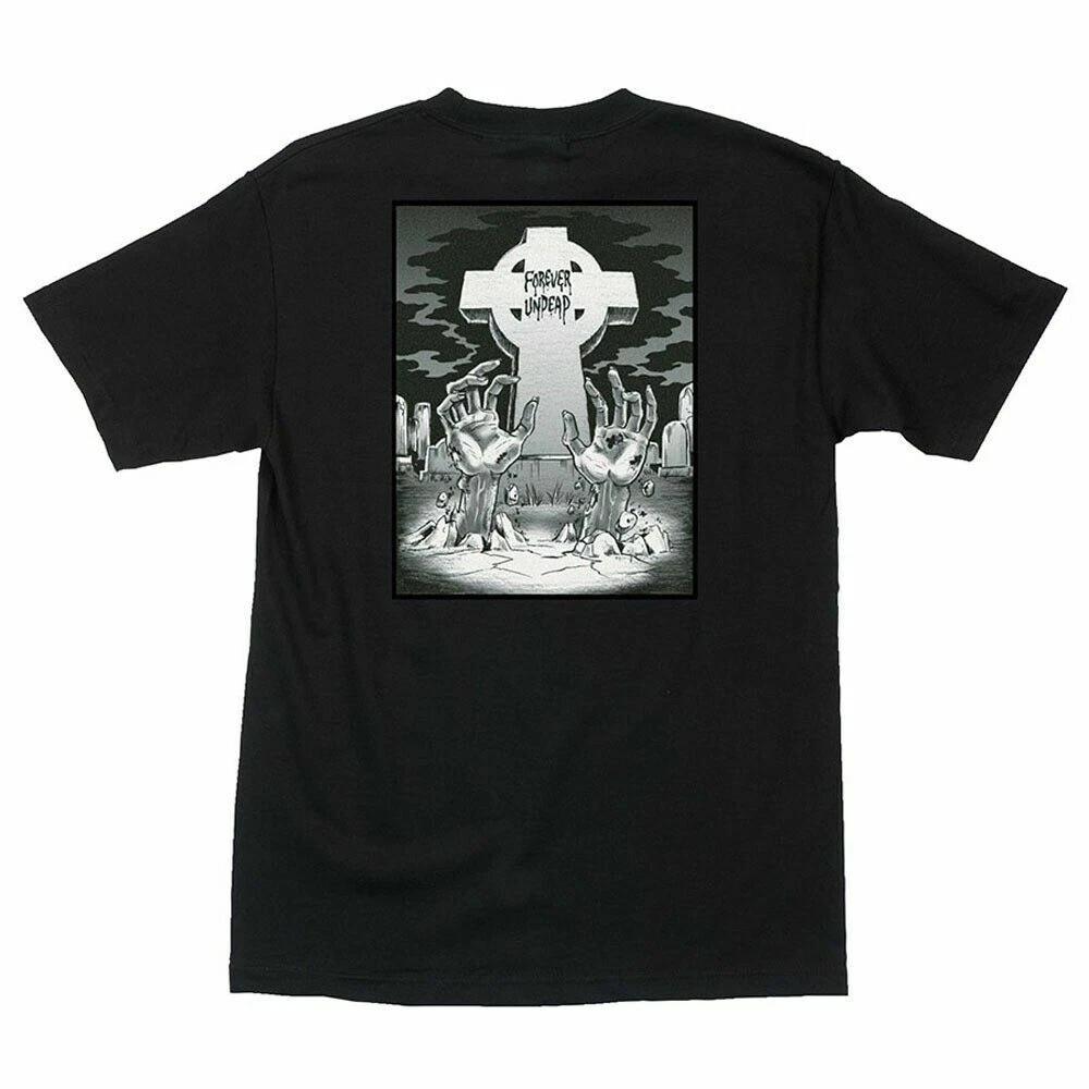 Creature FOREVER UNDEAD Skateboard T Shirt BLACK XXXL