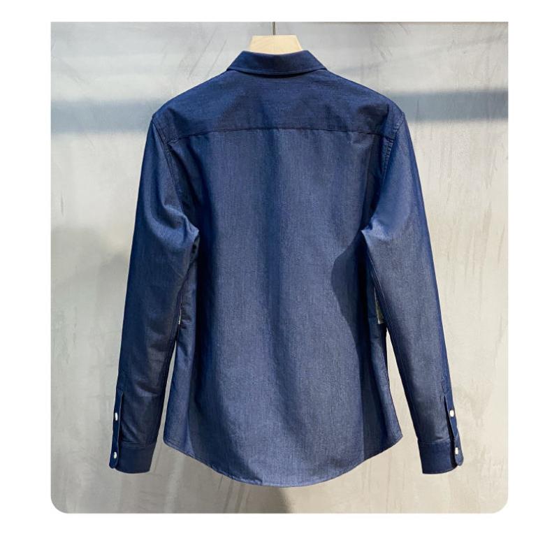 New Spring and Autumn Leisure Loose Fit Japanese Literature Printing Trend Fashion Oversize Versatile Men's Shirt Coat