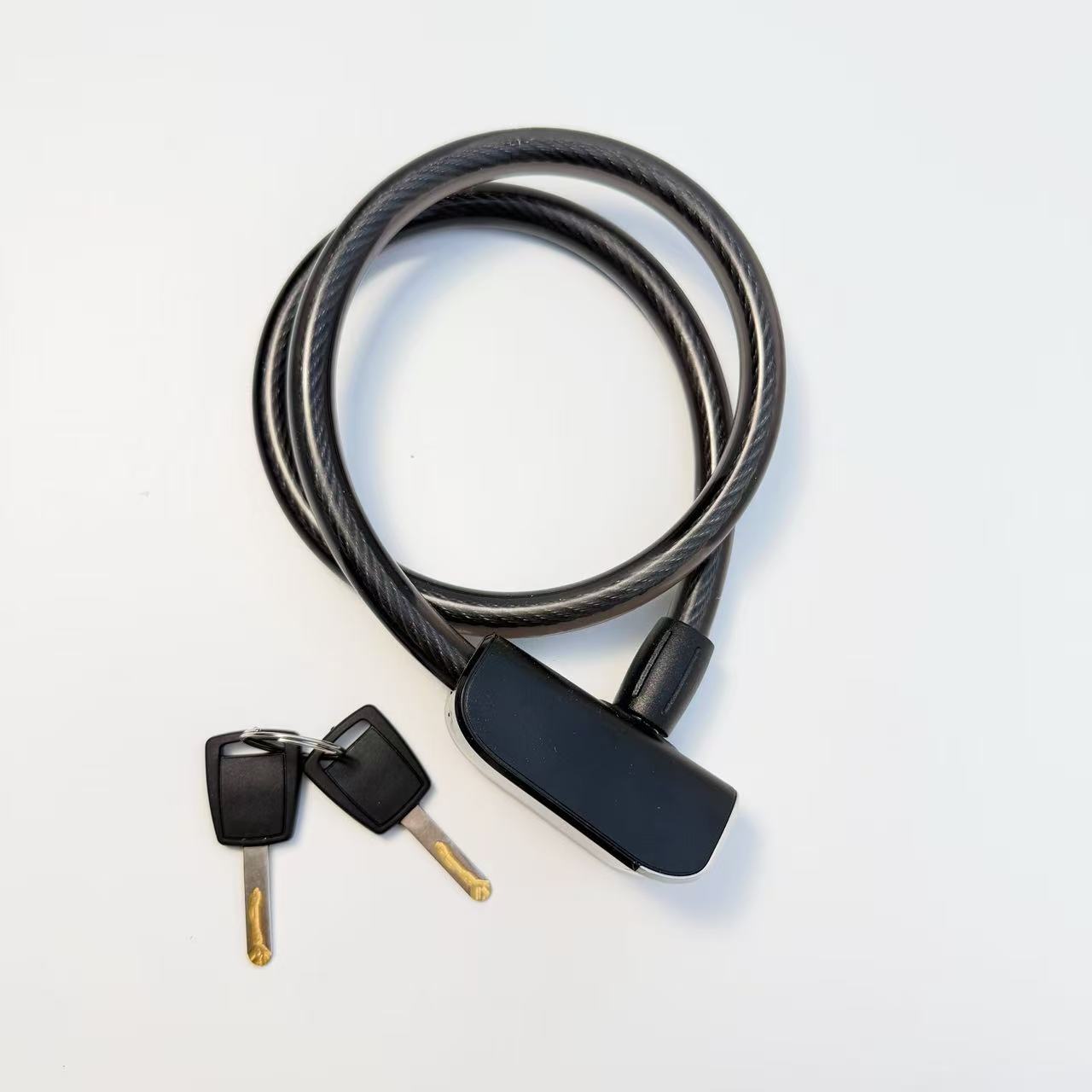 Portable Jinta OEM PVC Coated 12x800mm Key Wire Cable Lock Motorcycle E Scooter Bike Accessories Bicycle Lock Cable Lock