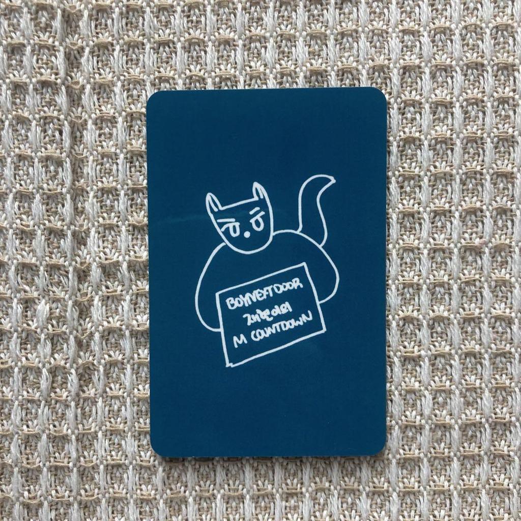 [USED] BOYNEXTDOOR Jaehyun MC Korea Sanok Pre-recorded Trading Card