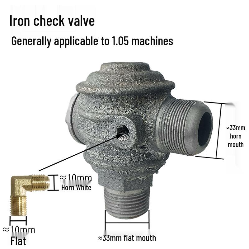 Silent Oil-Free Air Compressor Pump One-Way Check Valve