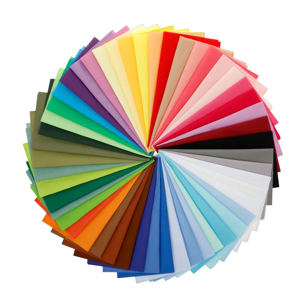 50 Stuks Katoen Stoffen Vierkanten Stoffen Bundels Levendige Kleur Katoen Doek Patchwork Scrap voor DIY Knutselen Quilten en Naaien