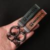 Honda Car Logo Key Chain Metal Leather Keyring Auto Keychain For Honda Pilot Odyssey Civic HR-V Prologue ZR-V Passport Fit Freed SM1