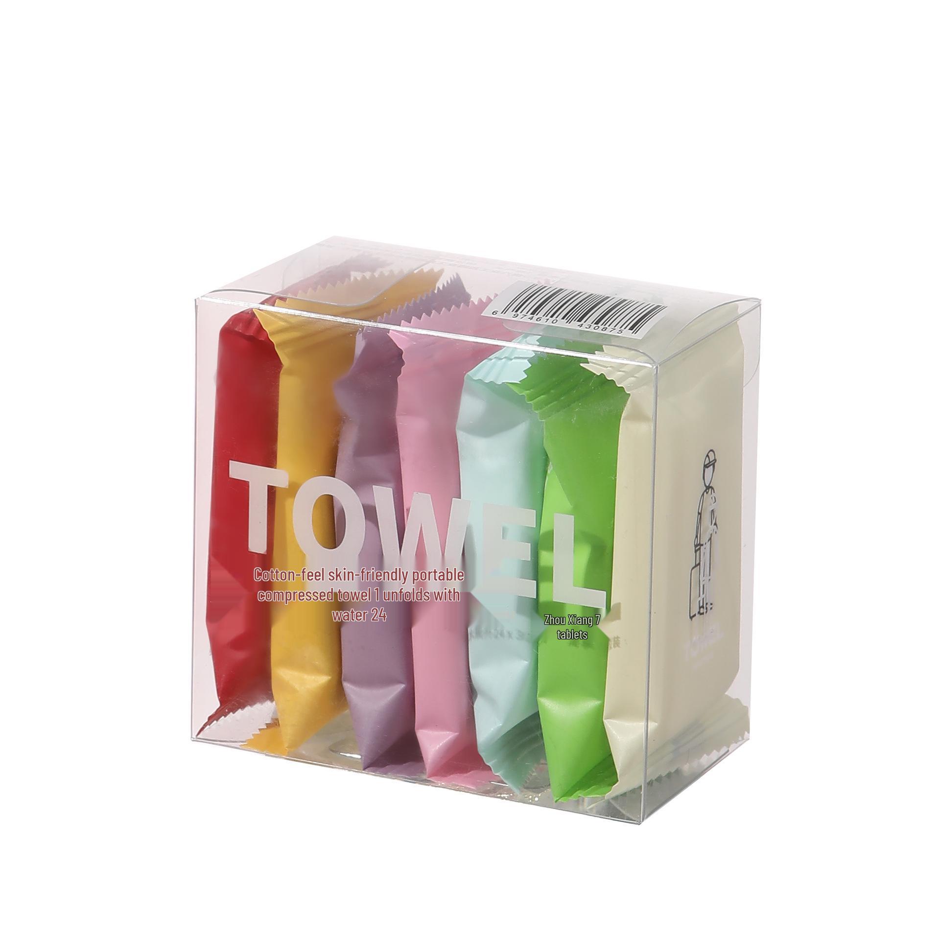 

Compressed Pure Cotton Travel Towel Set - Portable, Thickened, and Disposable