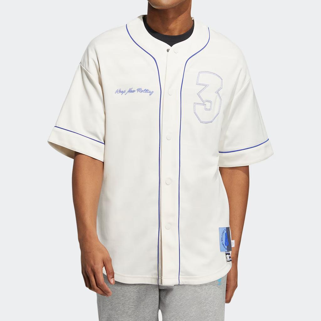 Adidas Neo Vibe Embroidered Short Sleeve Sports Jacket Unisex Tops Pink White IA5315