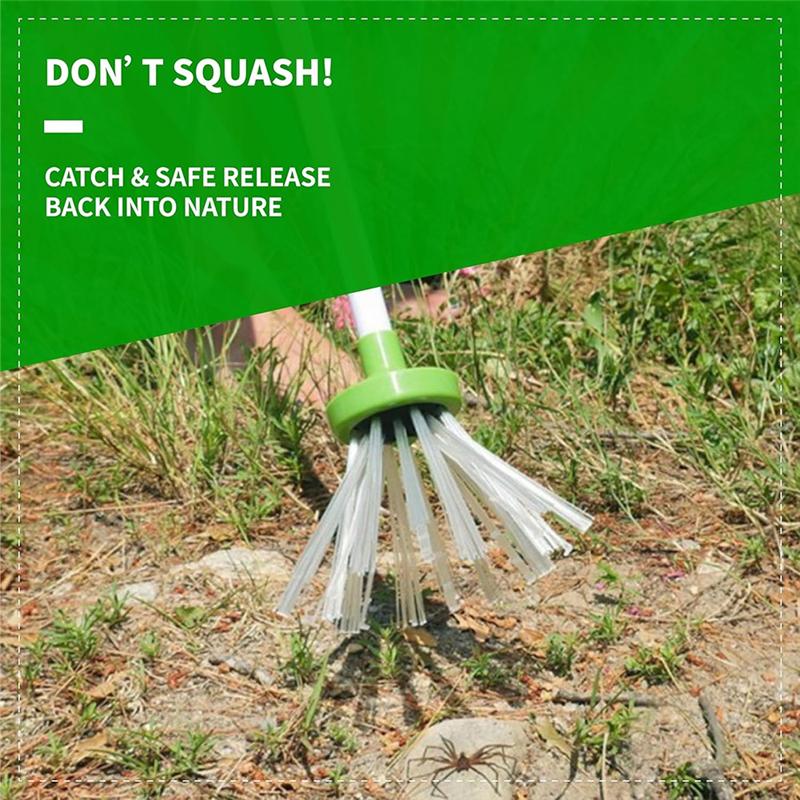 AT19-Bug Grabber Spider Grabber Insect Catcher Spider Catcher Long Handled With Foldable Design For Home Office Garden