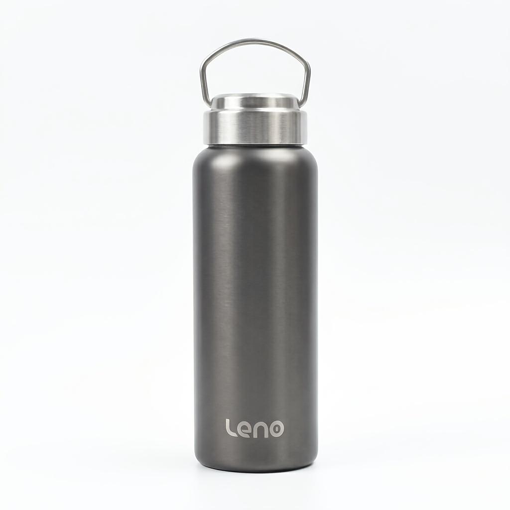 Custom Stainless Steel Water Bottle Personalized Laser Engraved Tumbler Travel Mug with Handle Engraving 24H Hot And Cold Retention Medical Grade