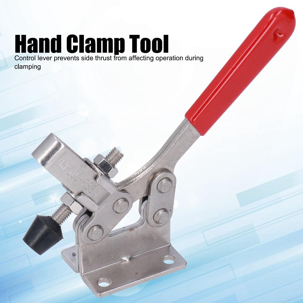 Adjustable Welding Toggle Clamp Silver Hand Toggle Clamp Accessories Toggle Clamp  DIY Projects