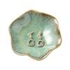 Japanese Kiln Change Lotus Leaf Plate Ceramic Jewelry Tray Popular Ins Home Storage Plate Ornament Gift