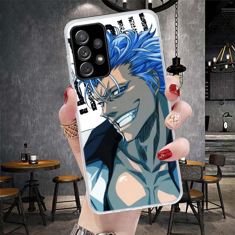 Grimmjow 6 Bleach Soft Phone Case For Samsung Galaxy A13 A14 A15 A16 A17 A53 A54 A55 A56 A57 A33 A34 A35 A36 A37 A23 A24 A25 A26