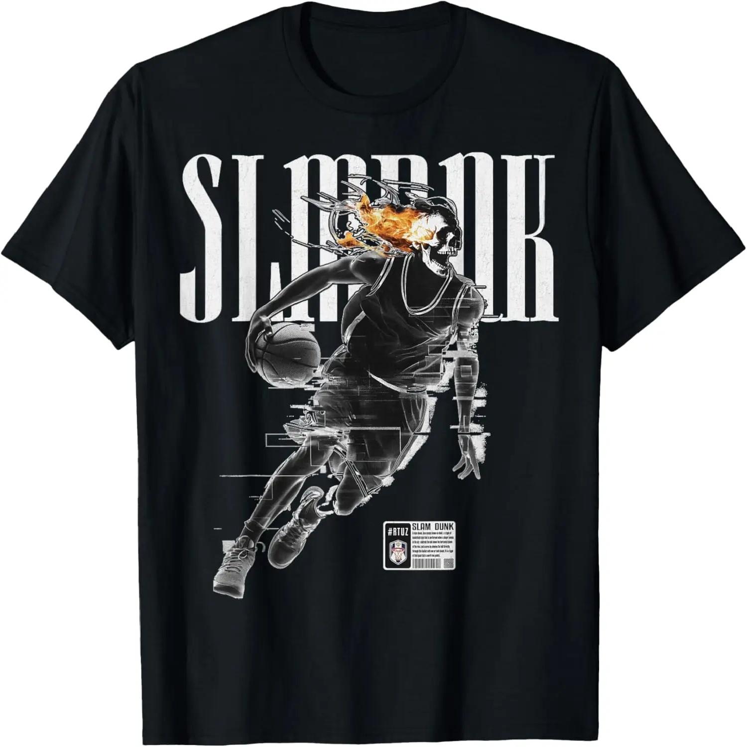Basketball Hip Hop Y2K Vintage Hipster Edgy Urban Streetwear T-Shirt S