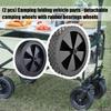 2 Stück Ersatzräder Geeignet für faltbare Campingwagen Werkzeuglose Montage Langlebigkeit Gummireifen Einfache Montage