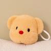 Plush Butter Bear Toy Keychain Coin Purse Headphone Bag Decorations Pendant