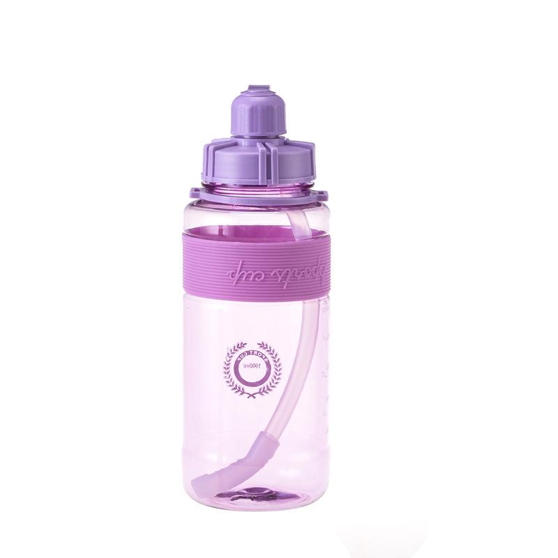 Portable 2000ml Sports Water Bottle with Double Lid and Straw for Men and Women, Ideal for Fitness Activities