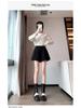 Petite High-Waisted Woolen A-Line Shorts for Women - Autumn/Winter 2024 Collection