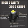 10x White T3 Neo Wedge 1-SMD LED Cluster Trument Dash A/C Climate Light Bulbs