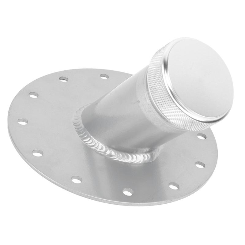 Aluminum Cap Equipped Fuel Cell Filler Neck With 45 Degree Fast Fill And Remote Access