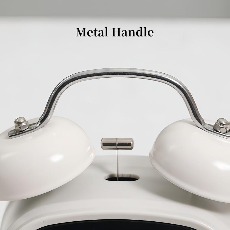 Relógio LED Despertador Digital Exibição de Data Temperatura Controle por Voz Volume Alto Brilho Ajustável 12/24H Soneca Relógio de Mesa