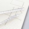 15cm/20cm Simple Transparent Triangular Straight Ruler Kawaii Tools Stationery Cartoon Drawing Gift Office School Measuring