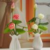 Silk Lotus Flower Decoration for Buddhist Altars and Home Decor