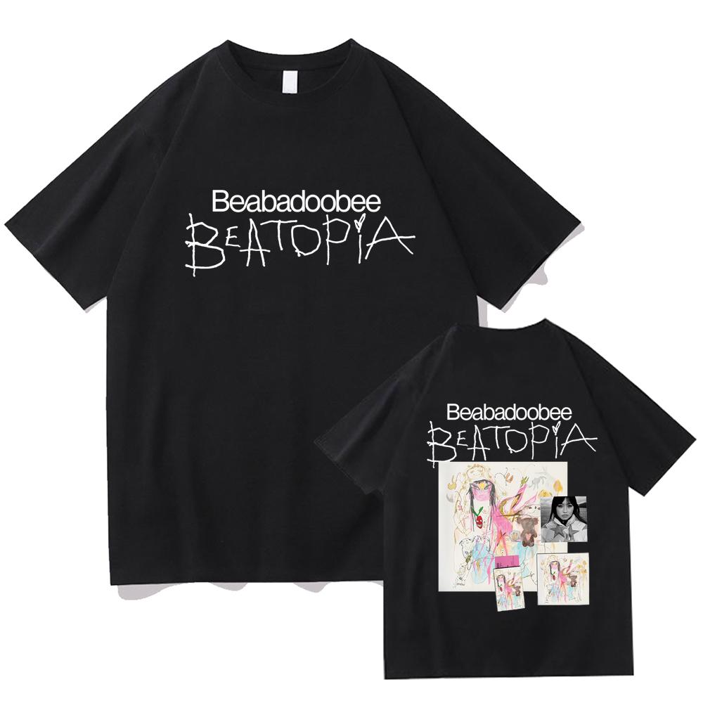 2025 Beabadoobee Beatopia Music Tour 2025 T Shirt Unisex Clothing Harajuku Unisex High Quality Cotton Tops Graphic T Shirts Fans Gi