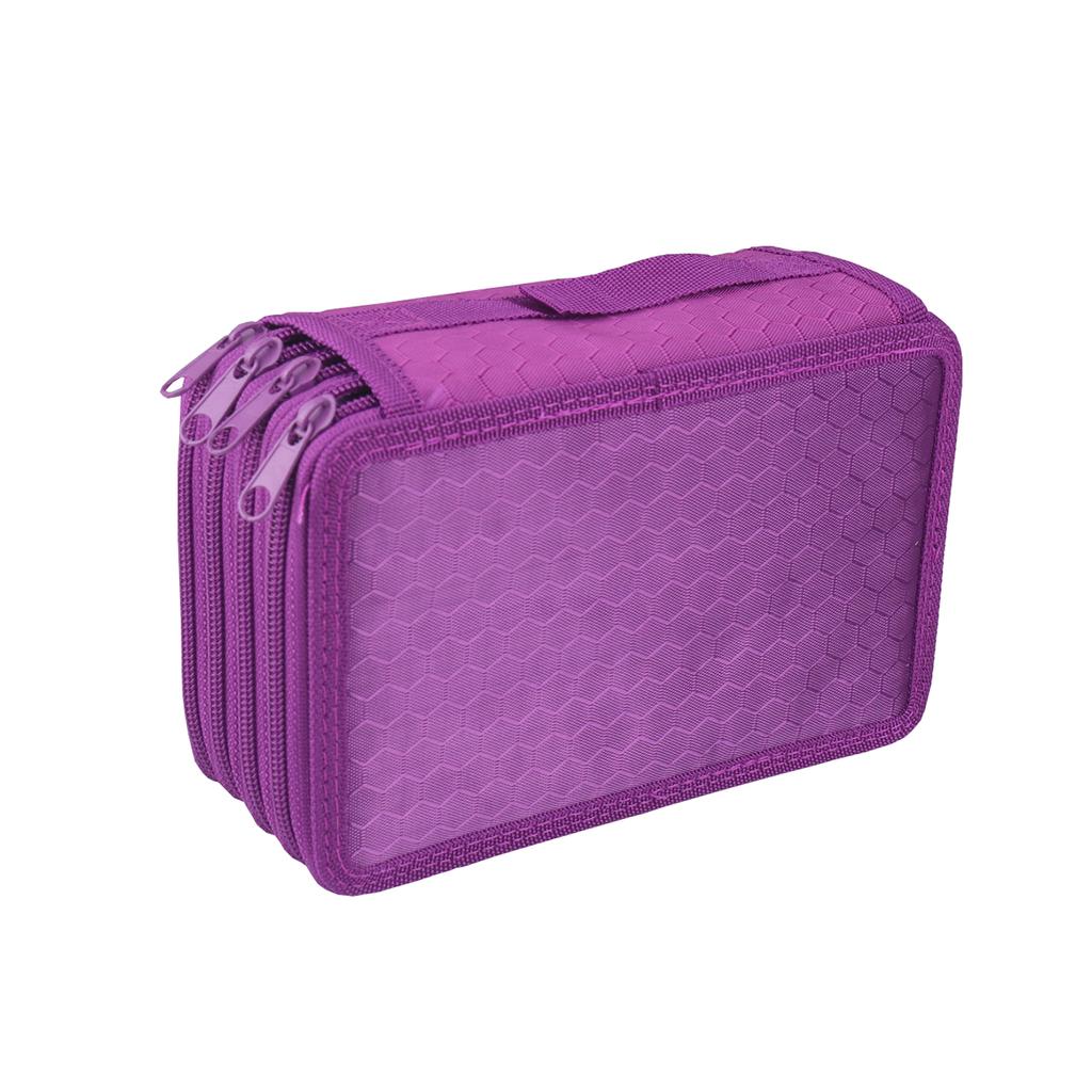 1 Piece 3-layer Handy Pencil Case, Stylish Large-capacity Student Pencil Case and Office Storage Bag, a Gift for a Friend