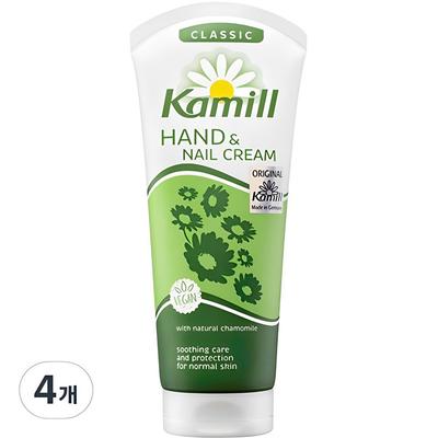 Camille Hand & Nail Cream Classic Chamomile Fragrance, 100ml, 4 Units