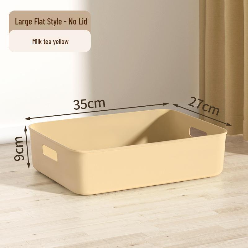 Aufbewahrungsbox aus Kunststoff mit Deckel - Ideal für Kleidung, Snacks und Sonstiges