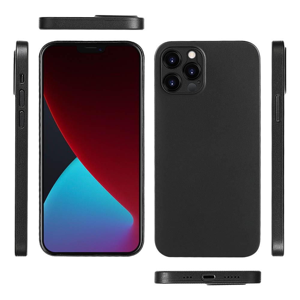 iPhone 13/12 Ultra-Thin PP Frosted Semi-Transparent Case with Full Lens Protection for Apple 15 Pro Max