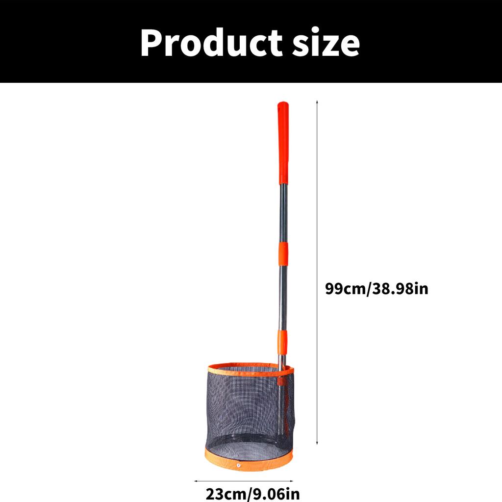 Table Tennis Balls Picker Bucket Portable Table Tennis Retriever Adjustable PingPong Balls Picker Collector Easy To Use