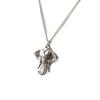 Les Trésors De Lily [N8176] - Silver 'Elephant' Designer Necklace