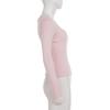 Korean Sweet Style Lace-Trim Two-Piece Long-Sleeve T-Shirt with Bowknot