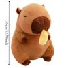 Can Pull Capybara Plush Doll Fruit Backpack Stuffed Capybara Doll  Birthday Gifts