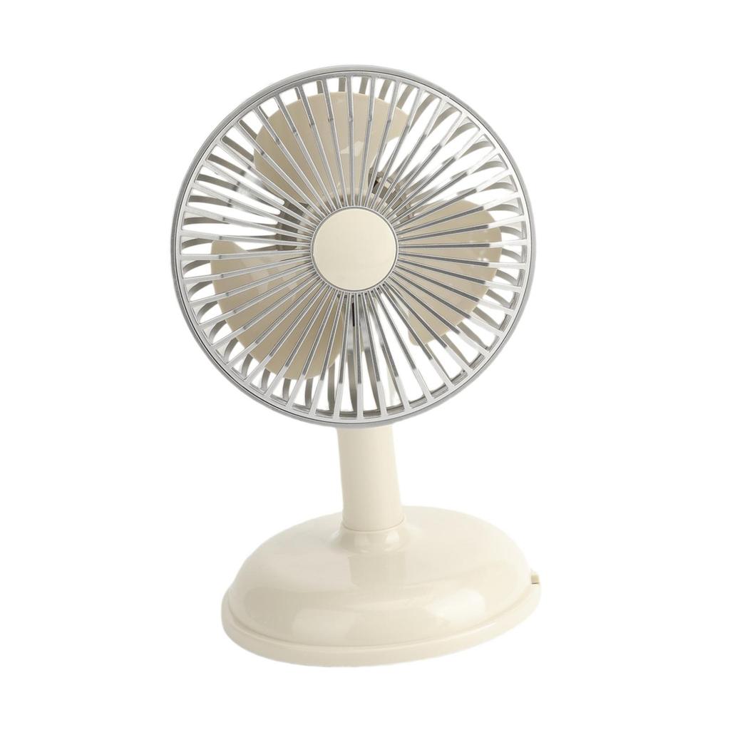 Mini Tragbarer Ventilator Kompakter Taschenventilator Handventilator Persönlicher Schreibtischventilator USB 2 Geschwindigkeiten für Auto Schule Reisen Camping Kinder Frauen Männer