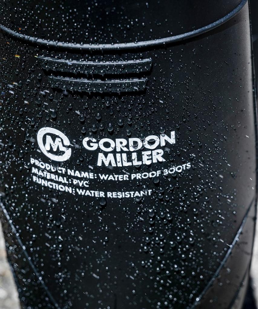 GORDON MILLER Waterproof Car Wash Size Dark 1663919 Boots, Small, Gray,