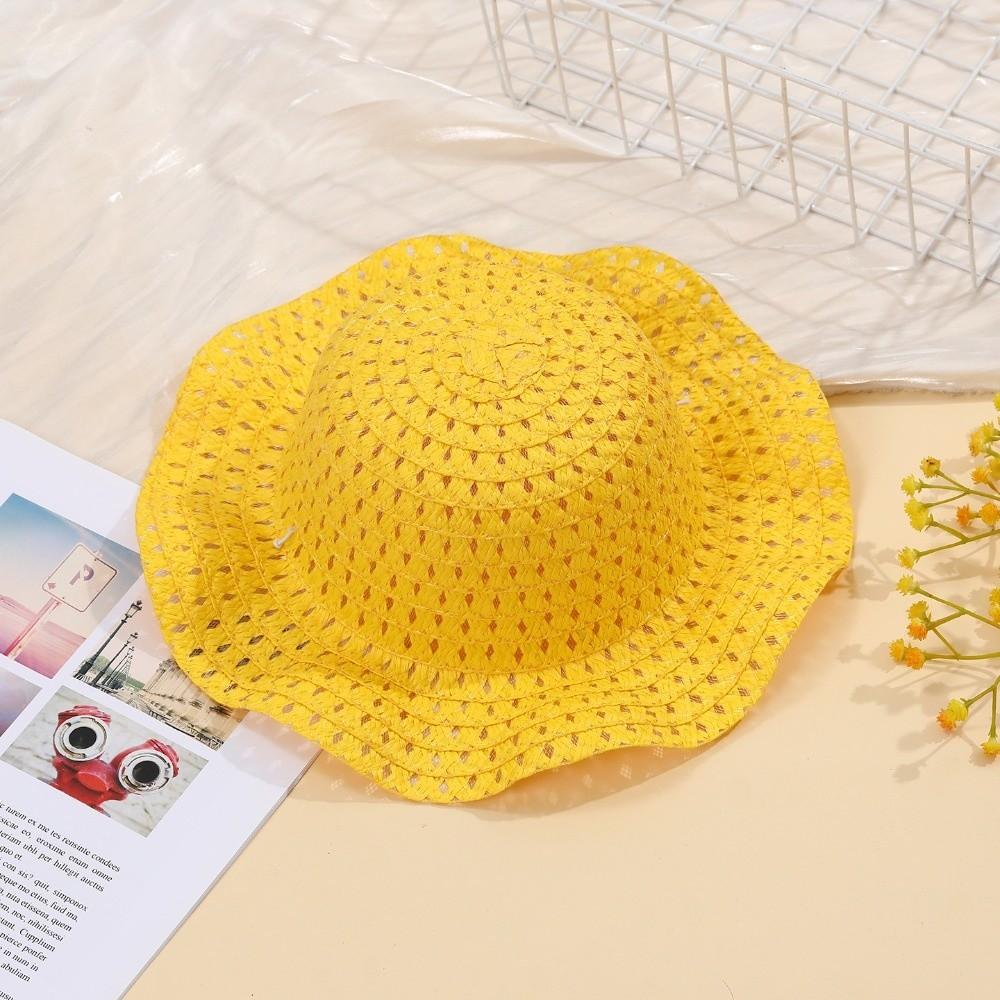 Hollow Out Baby Hats Large Brim Bucket Hat Cute Beach Hats Summer