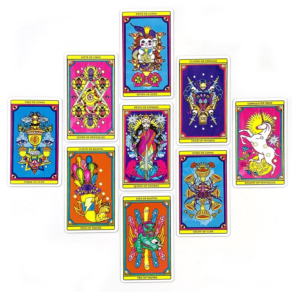 New Tarot Cards Chinese Style Deck Oracle English Visions Divination Edition Borad Playing Games Family Gathering Game Cards