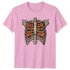 Retro Halloween Ribcage Pumpkins TShirt Halloween Gift For Him And Her