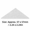 100pcs Triangular Shape Adhesive Collar Stays Self Adhesive Shirt Neck Stays  Office Wear