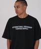 ALL DAY HOOPS International Friendship Logo Short Sleeve T-Shirt Black