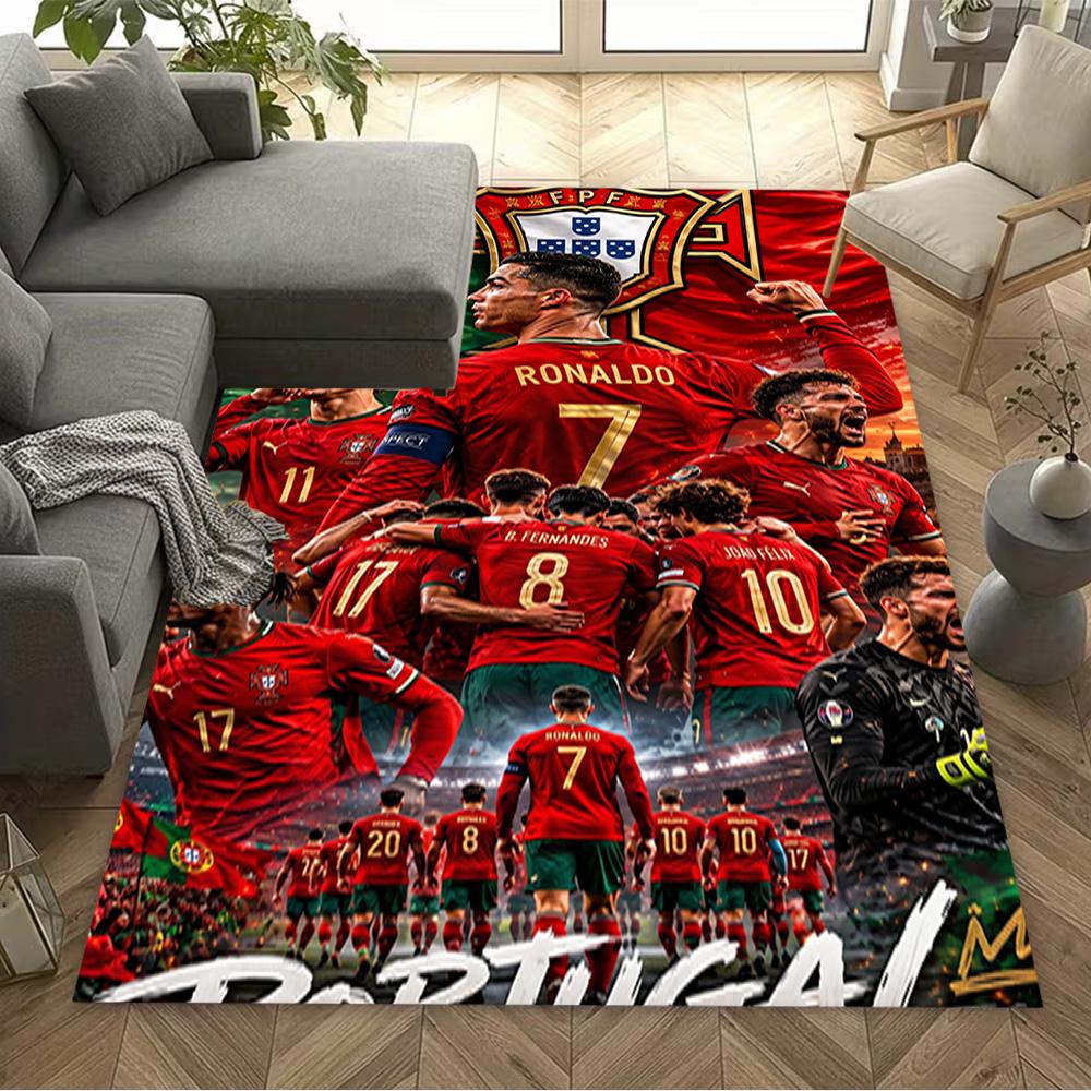 Cristiano Ronaldo Celebration Carpet Suitable for Kitchen Living Rooms Entryway Dining Room Antislip Carpet Office home decor