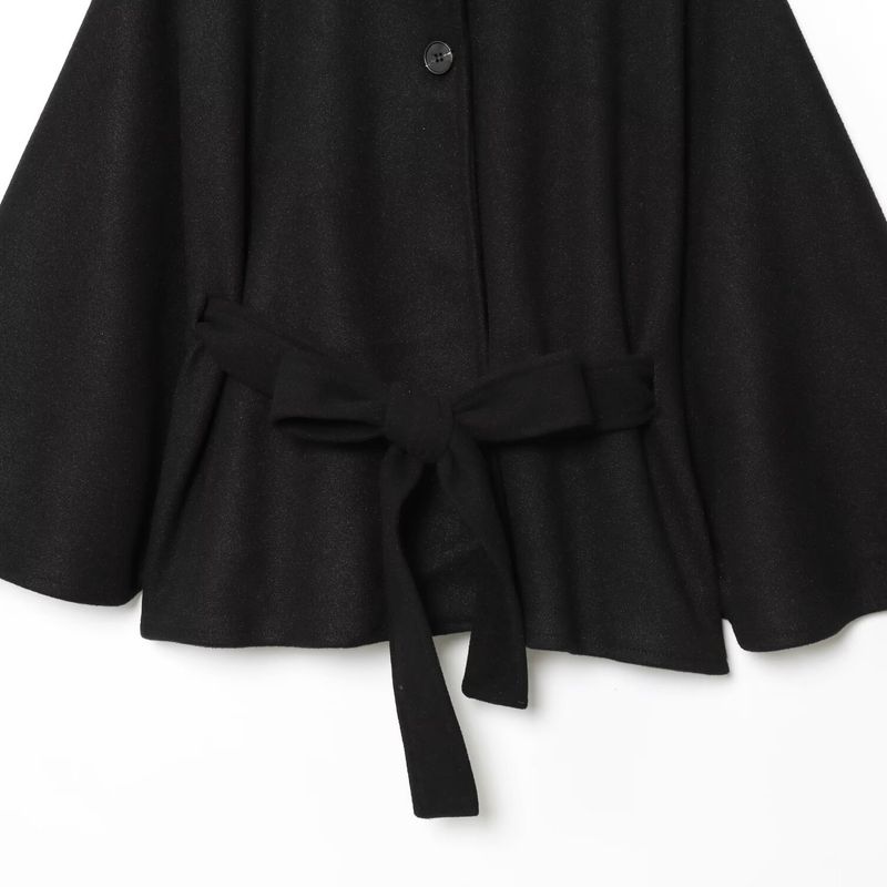 Za New Fall Women's Clothing 2025 Fashion Style French Fashion All-Match Loose Casual Belt Woolen Outwear