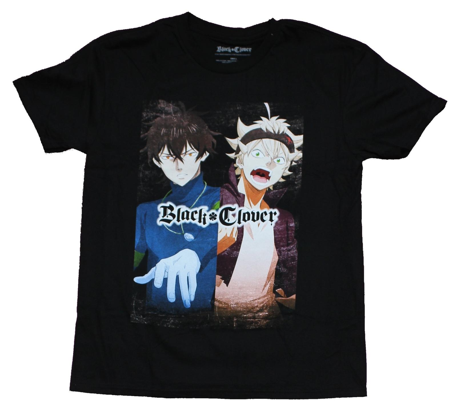 Black Clover Mens T-Shirt - Duo of Yuno & Asta L