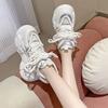 Fashion Fashion High Platform Sneakers Women Spring Autumn Lace Up Comfort Ventilate Non-slip Wedges Height Increasing Shoes Footwear