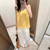 Summer new Korean imported thin strip holiday loose leisure basic versatile adjustable arc sling