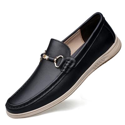 Hot Selling Men's Low Top Leather Casual Shoes Europe America Simple White Men's Business Dress Shoes Groom's Wedding Shoes