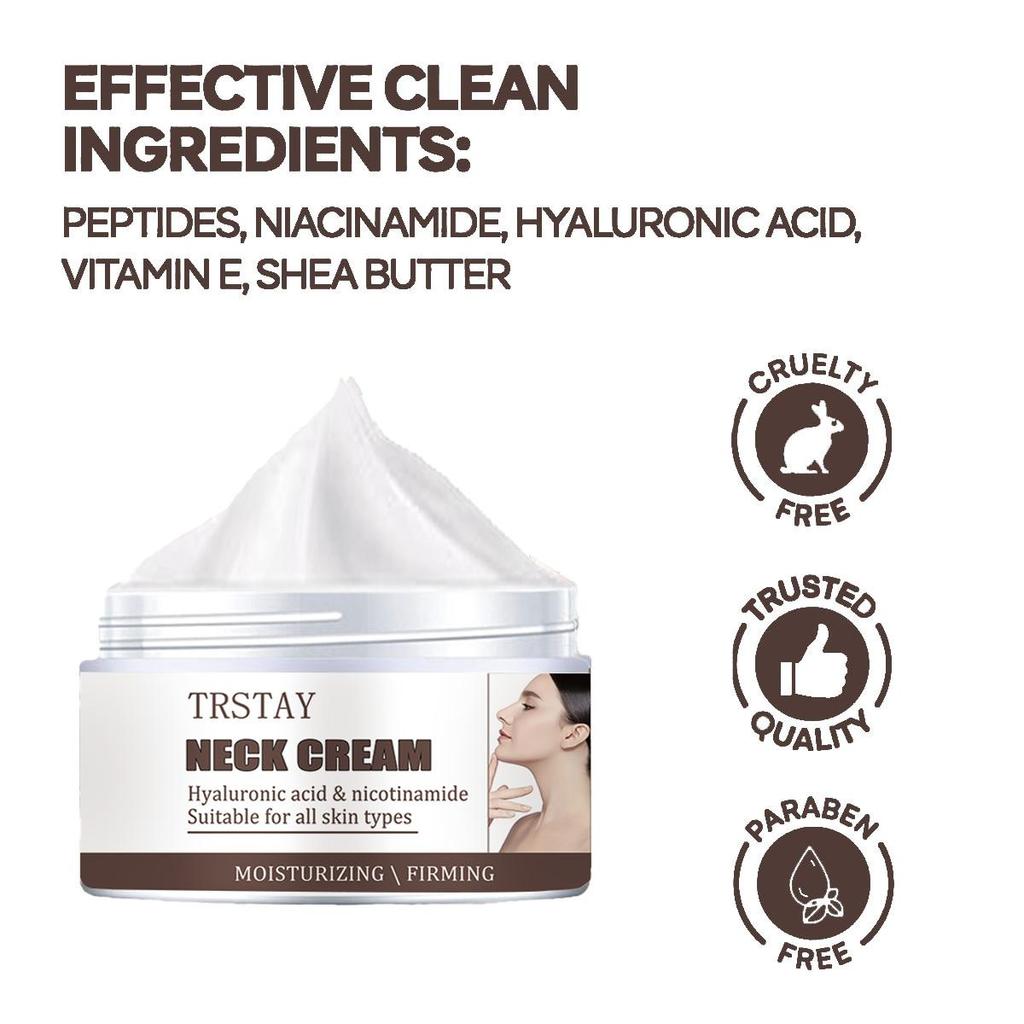 Krém na krk zlepšuje texturu pokožky Sbohem NRCK jemné linky vyblednou krk zpevňující pleť hydratační hydratační krém